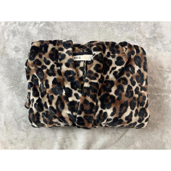 BKE Buckle Leopard Print Jacket Womens Large !! - Picture 13 of 14